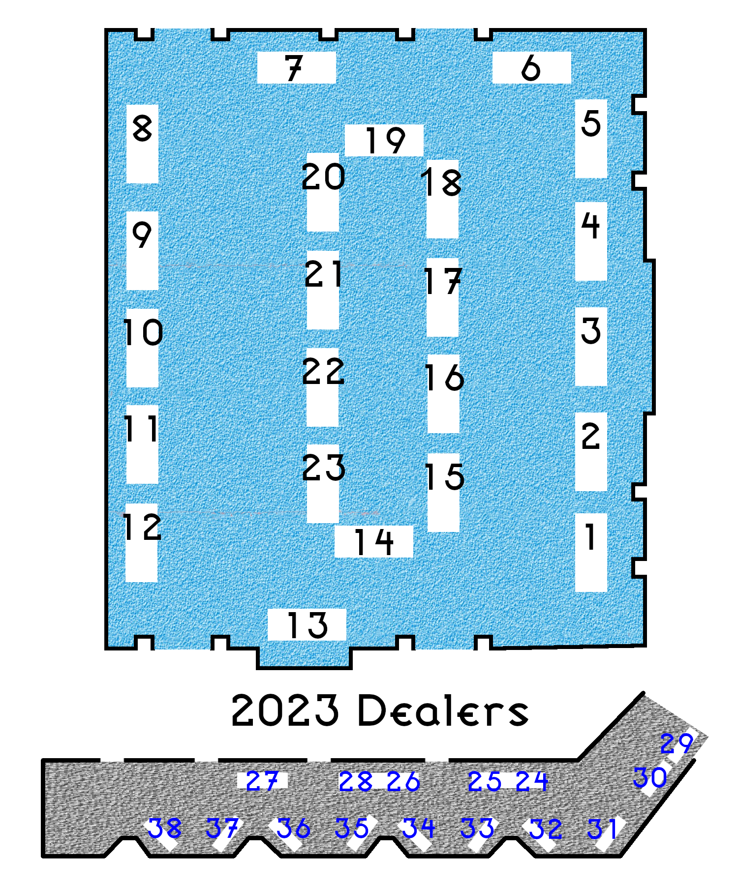 Dealers Room Map